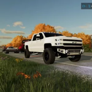 2017 Chevy on Dynamic Mod for Farming Simulator 22