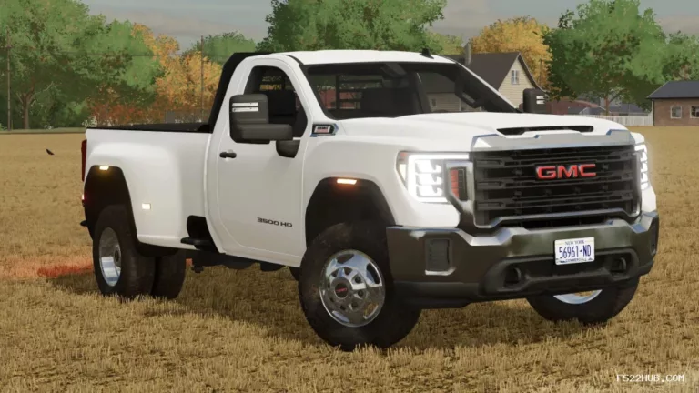 2020 GMC 3500HD SINGLE CAB LONG BED Mod for Melon playground