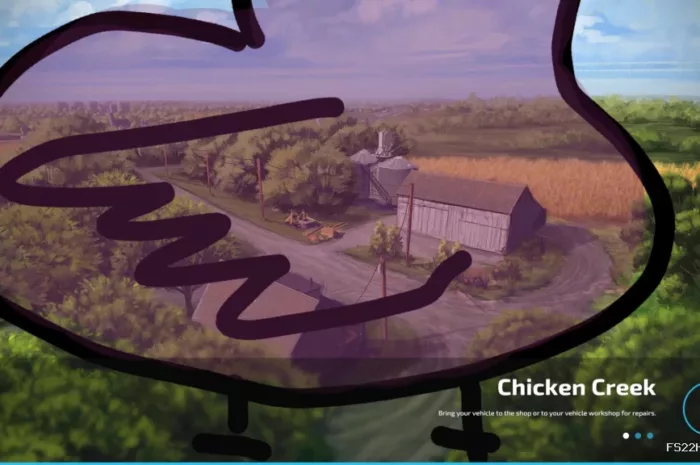 CHICKEN CREEK V1.0 Mod for Farming Simulator 22