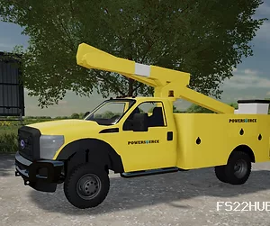 Ford F550 Bucket Truck V1.0 Mod for Farming Simulator 22