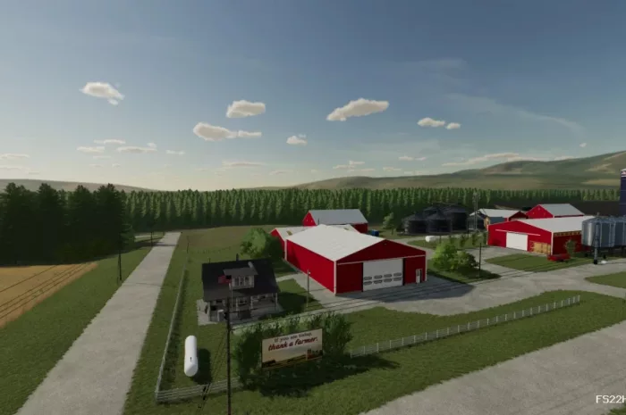 GREEN VALLEY NEBRASKA EDIT V1.0 Mod for Farming Simulator 22