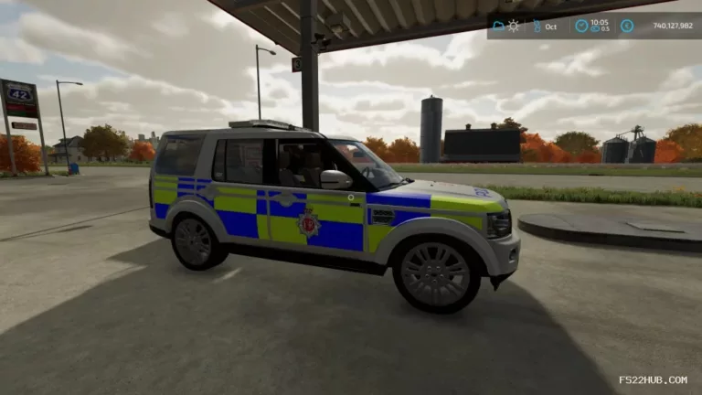 LAND ROVER DISCOVERY 4 UK POLICE EDIT V2.0 Mod for Melon playground