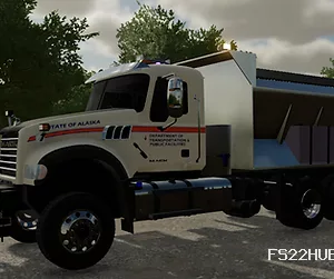 Mack Granite Salt Truck V1.0 Mod for Farming Simulator 22