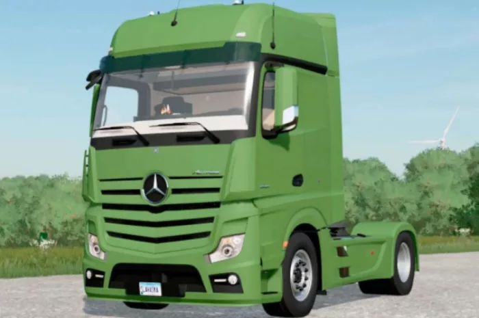Mercedes-Benz Actros 1800 LS (MP4) 2014 Mod for Farming Simulator 22