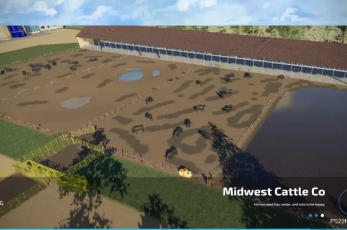 Midwest Cattle Co Mod for Farming Simulator 22