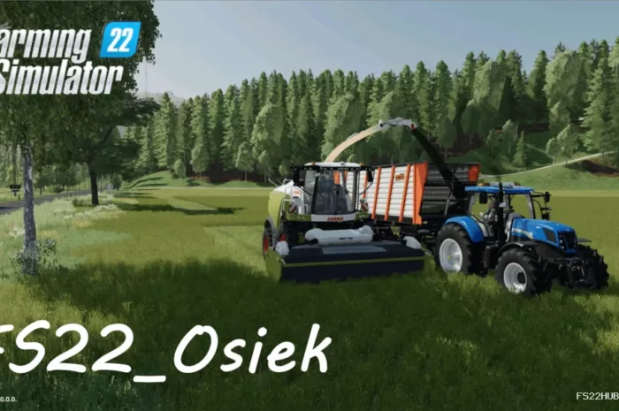 OSIEK MAP V1.2 Mod for Farming Simulator 22