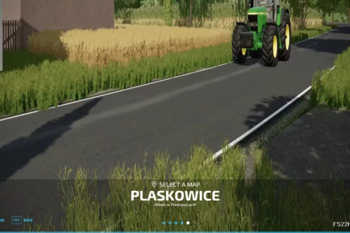 PLASKOWICE MAP V1.0 Mod for Farming Simulator 22