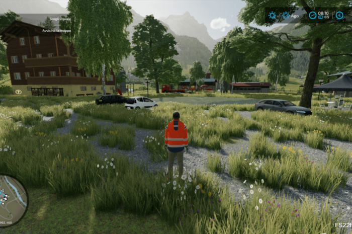 Resort on the Erlengrat map V1.0 Mod for Farming Simulator 22