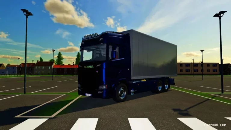SCANIA S BOX WITH TAILGATE V1.0 Mod for Melon playground