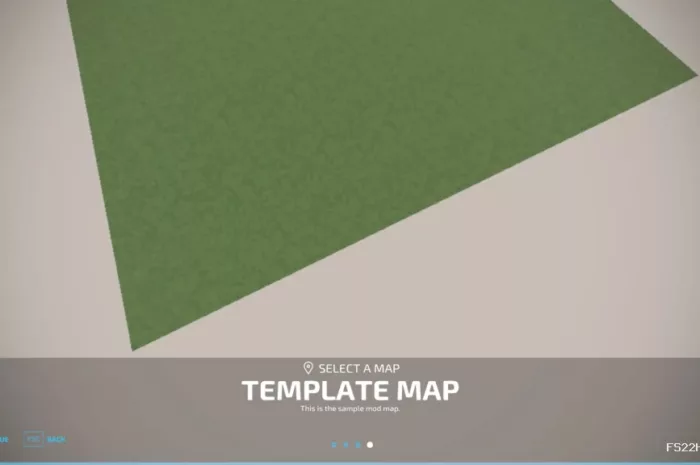TEMPLATE MAP 4X V6 Mod for Farming Simulator 22