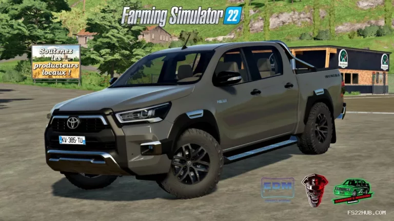 TOYOTA HILUX INVINCIBLE 2021 V1.0 Mod for Melon playground