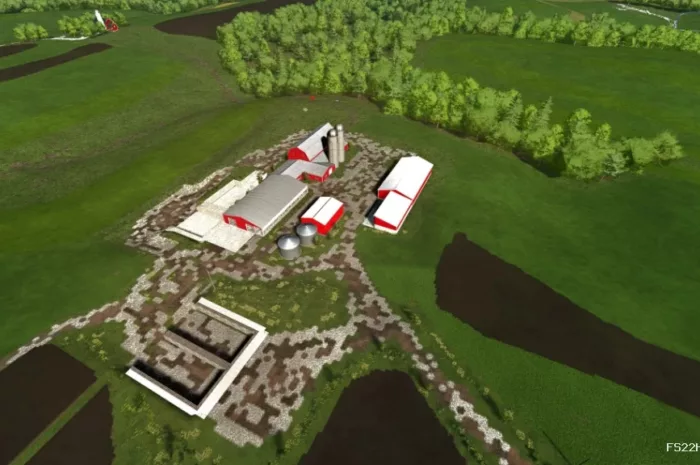 Westby WI No Farm Houses Mod for Farming Simulator 22