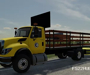 Workstar Sign Truck V1.0 Mod for Farming Simulator 22