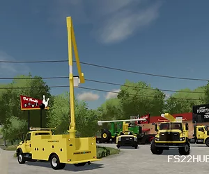 Workstar Utility Truck Pack V1.0 Mod for Farming Simulator 22